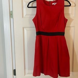 Jack Size 2 Red Cotton Minidress